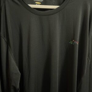 Greg Norman Collection Charcoal Long Sleeve Tee